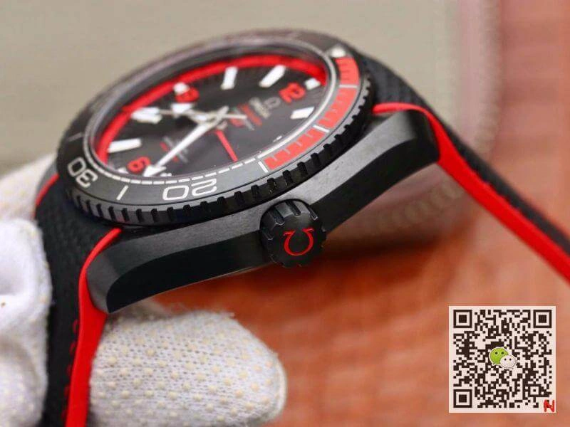 Omega Seamaster Planet Ocean 215.92.46.22.01.003 VS Factory 1:1 Best Edition Replica Watch Swiss ETA8906 Black Nylon Strap